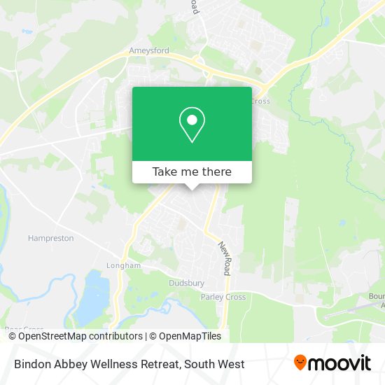 Bindon Abbey Wellness Retreat map