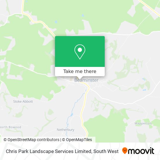 Chris Park Landscape Services Limited map