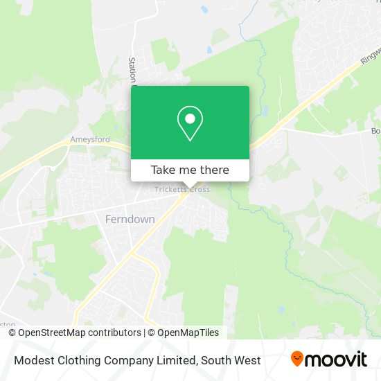 Modest Clothing Company Limited map