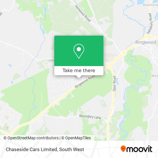Chaseside Cars Limited map