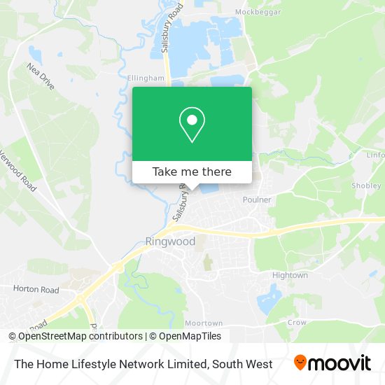 The Home Lifestyle Network Limited map