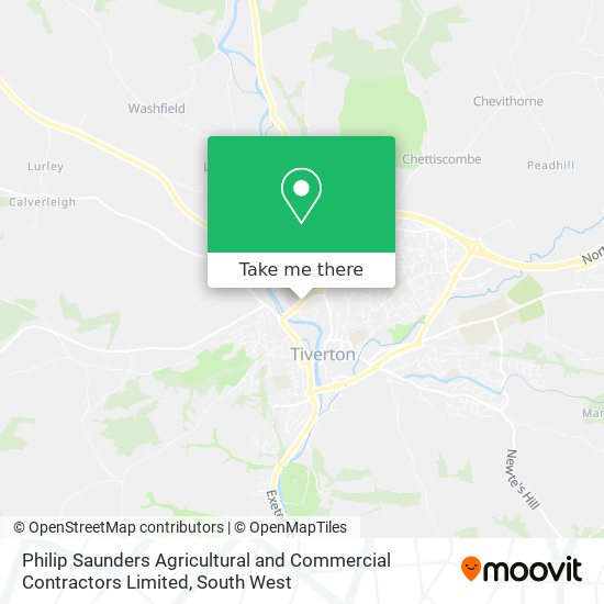 Philip Saunders Agricultural and Commercial Contractors Limited map