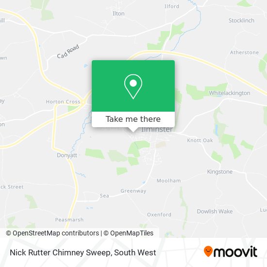 Nick Rutter Chimney Sweep map