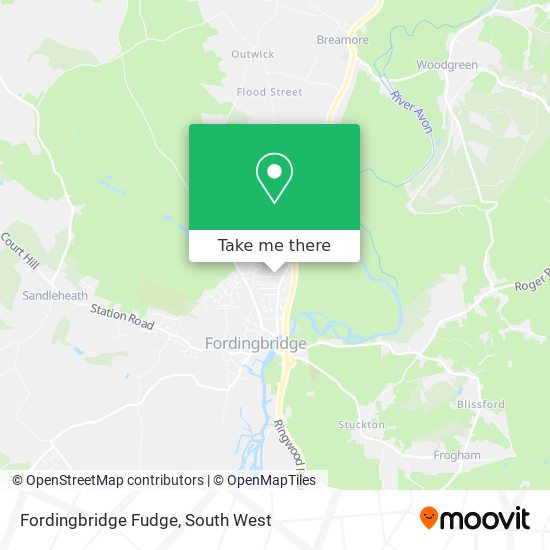 Fordingbridge Fudge map