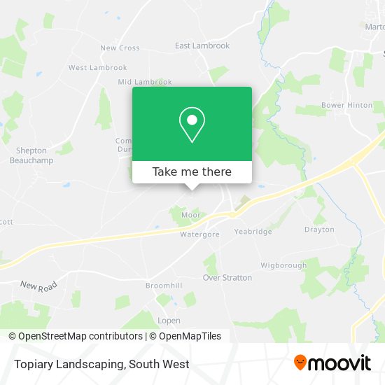 Topiary Landscaping map