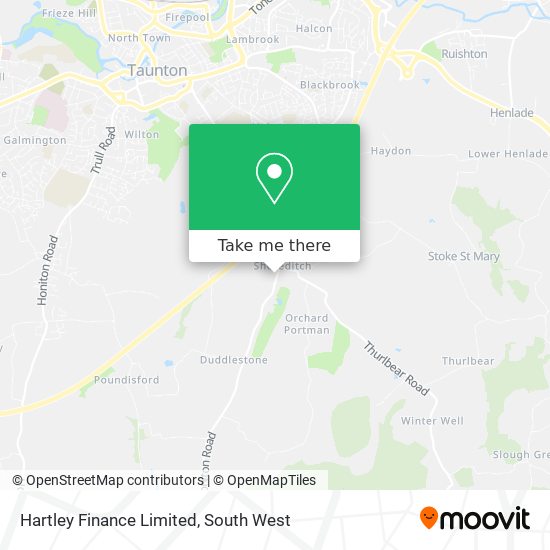Hartley Finance Limited map