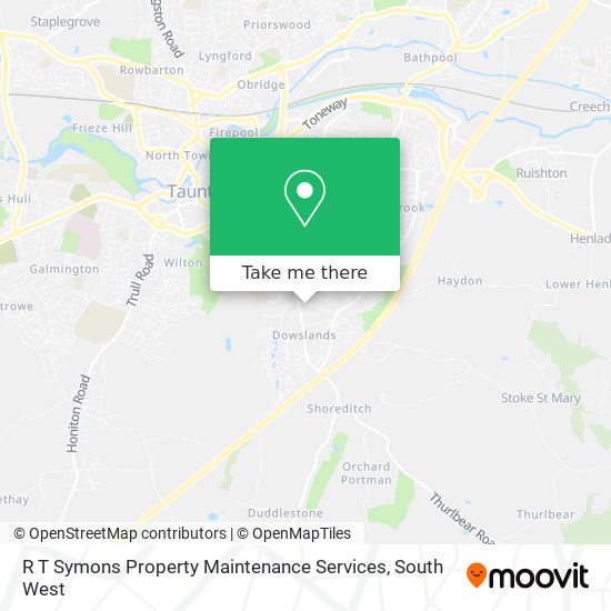 R T Symons Property Maintenance Services map