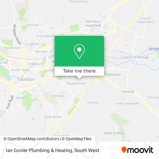 Ian Govier Plumbing & Heating map