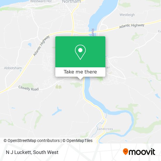 N J Luckett map
