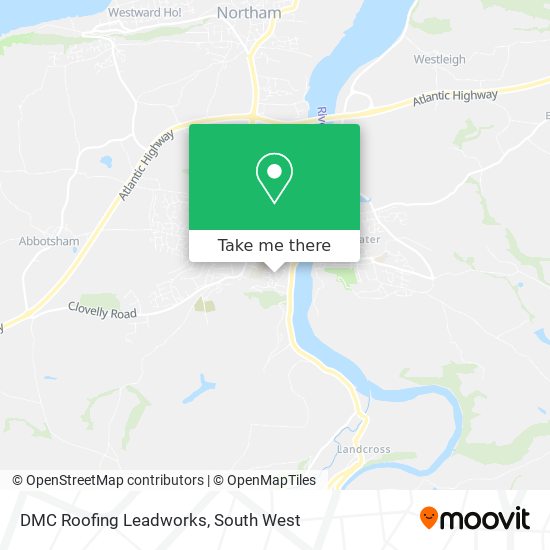 DMC Roofing Leadworks map