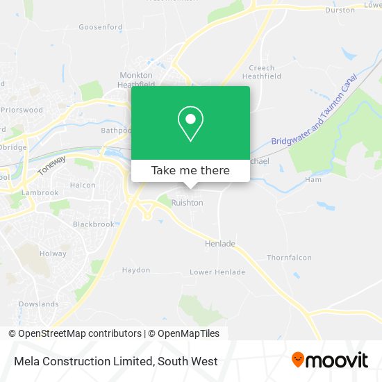 Mela Construction Limited map