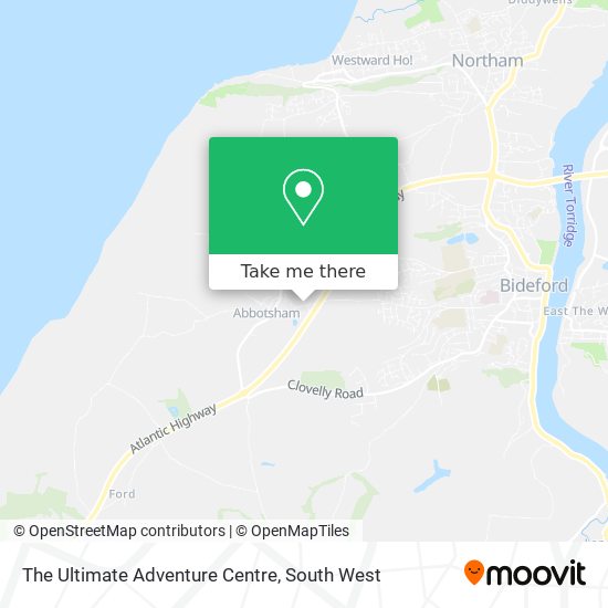 The Ultimate Adventure Centre map