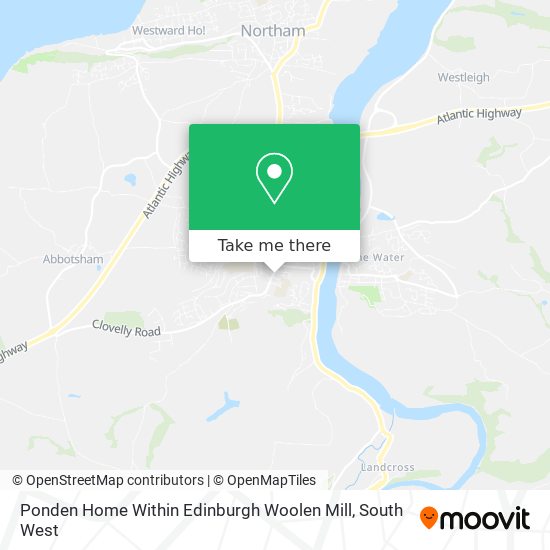Ponden Home Within Edinburgh Woolen Mill map