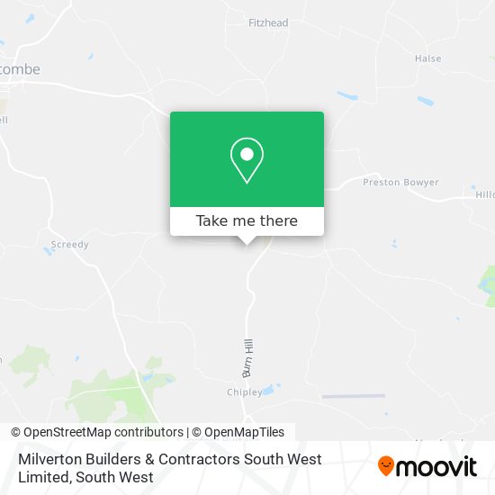 Milverton Builders & Contractors South West Limited map