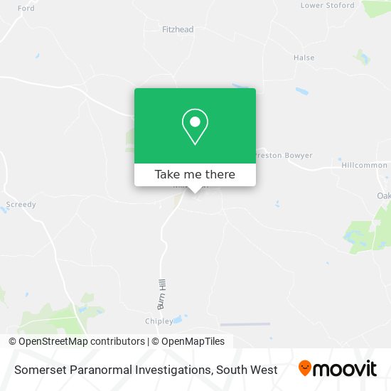 Somerset Paranormal Investigations map