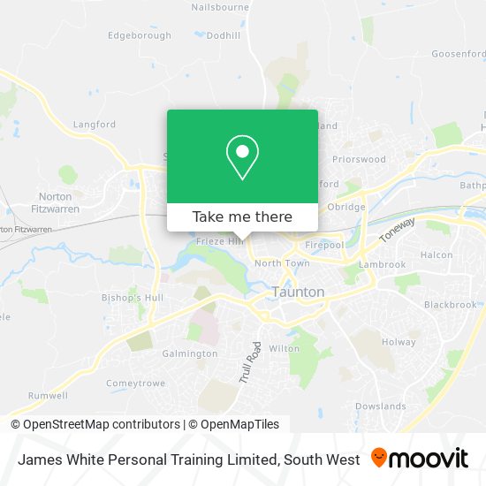 James White Personal Training Limited map