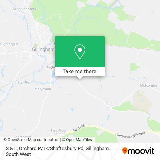 S & L, Orchard Park / Shaftesbury Rd, Gillingham map