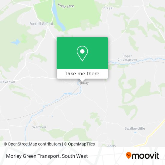 Morley Green Transport map