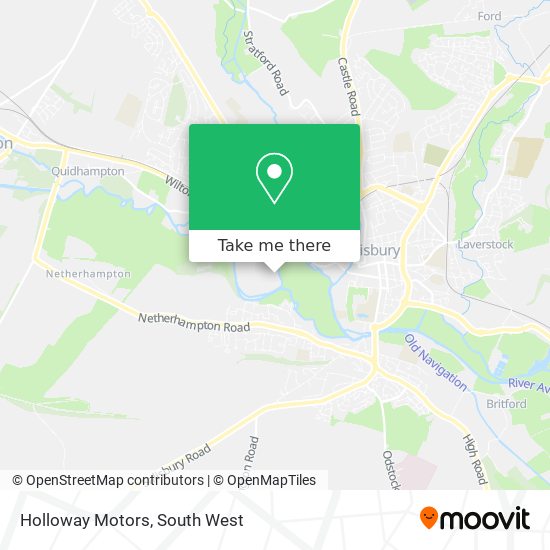 Holloway Motors map