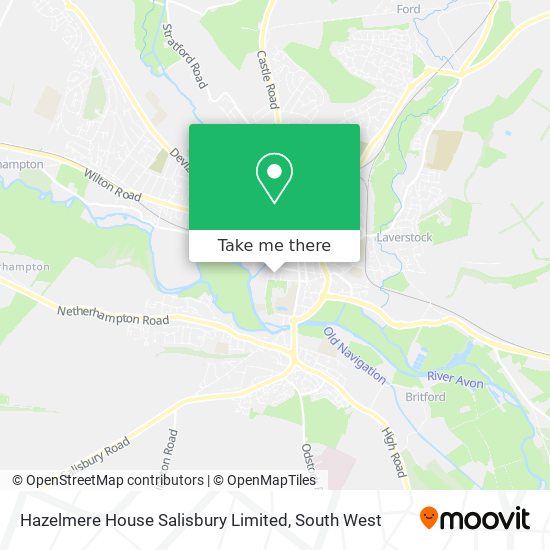 Hazelmere House Salisbury Limited map