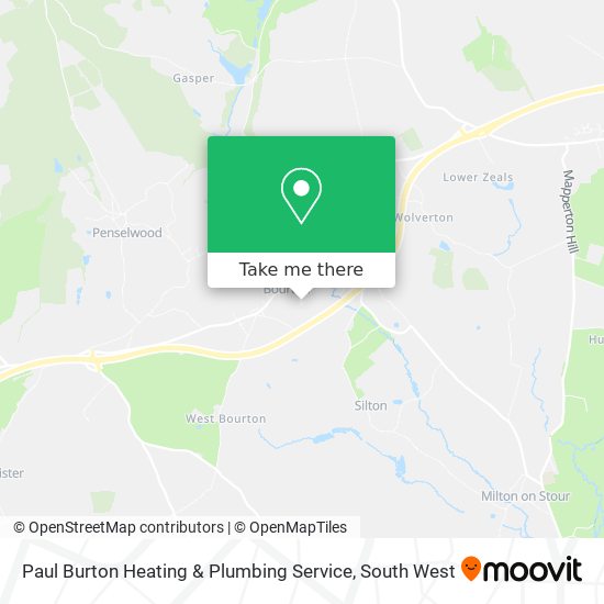 Paul Burton Heating & Plumbing Service map