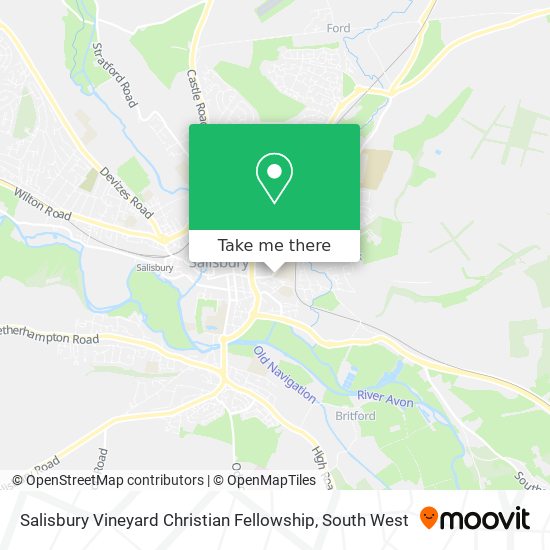 Salisbury Vineyard Christian Fellowship map
