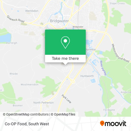 Co-OP Food map
