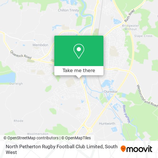 North Petherton Rugby Football Club Limited map