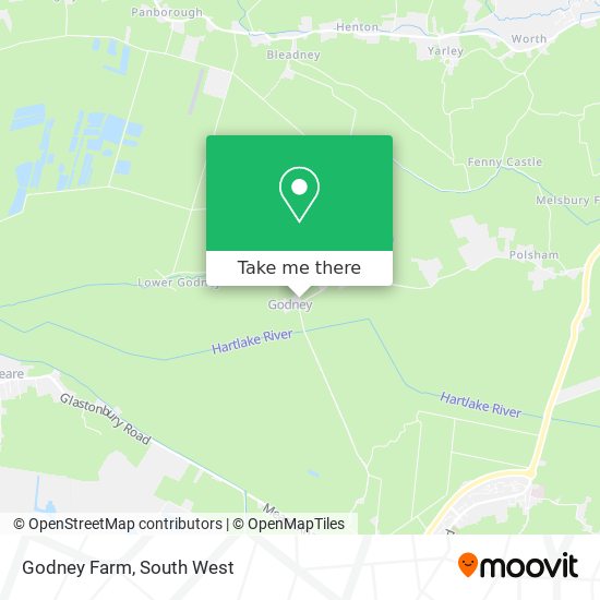 Godney Farm map