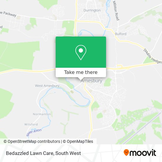 Bedazzled Lawn Care map