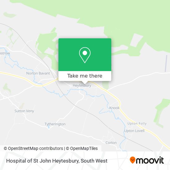 Hospital of St John Heytesbury map