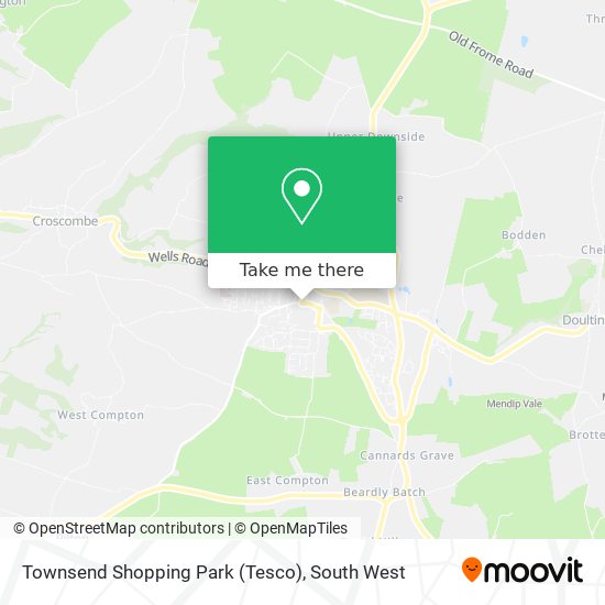 Townsend Shopping Park (Tesco) map