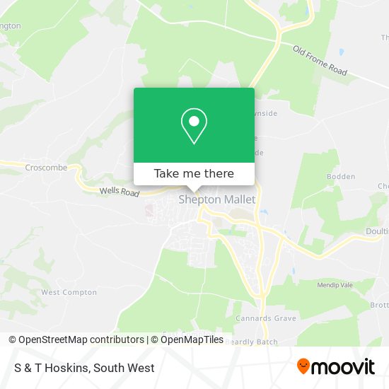 S & T Hoskins map