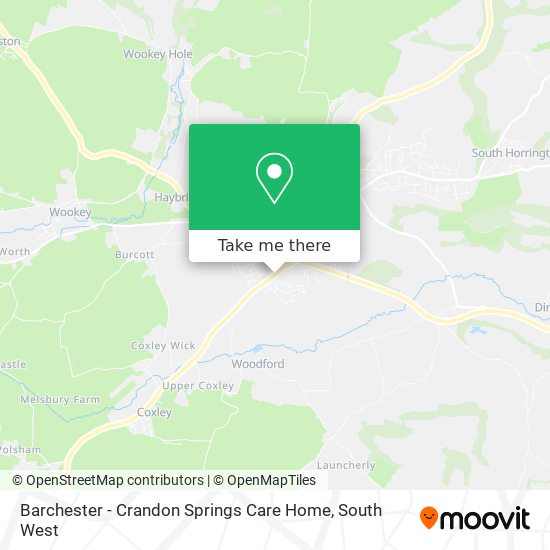 Barchester - Crandon Springs Care Home map