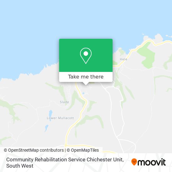 Community Rehabilitation Service Chichester Unit map
