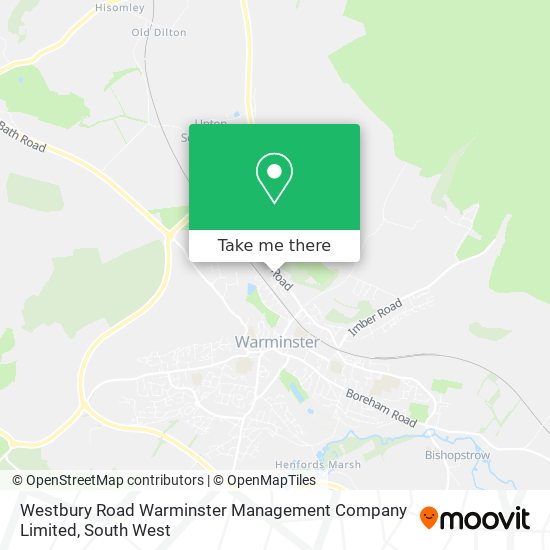 Westbury Road Warminster Management Company Limited map