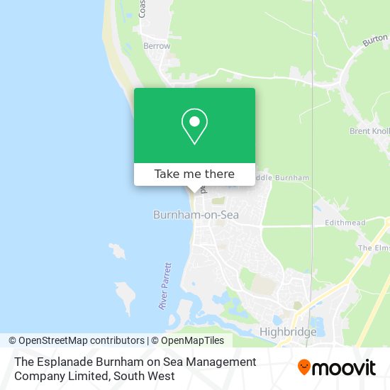 The Esplanade Burnham on Sea Management Company Limited map