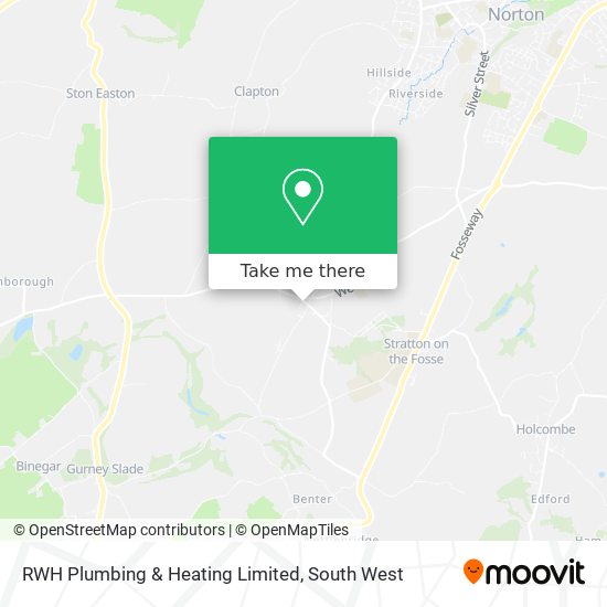 RWH Plumbing & Heating Limited map