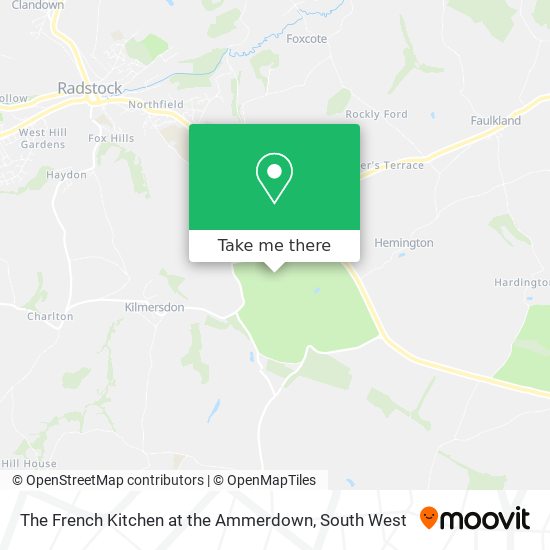 The French Kitchen at the Ammerdown map