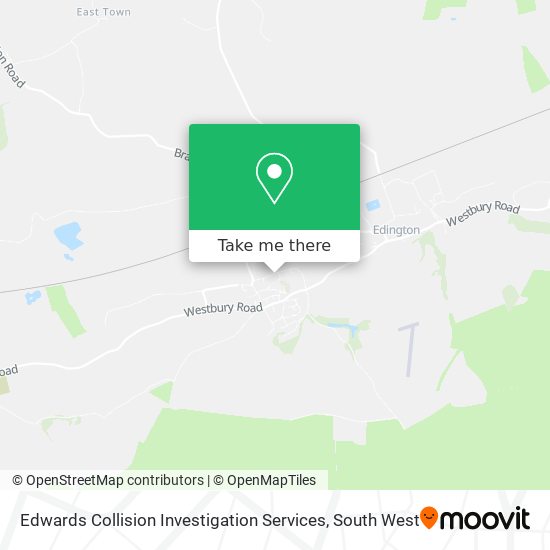 Edwards Collision Investigation Services map