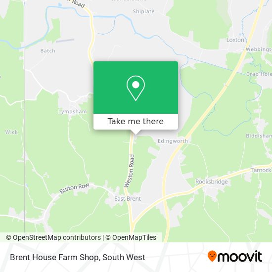 Brent House Farm Shop map