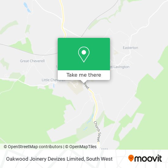 Oakwood Joinery Devizes Limited map