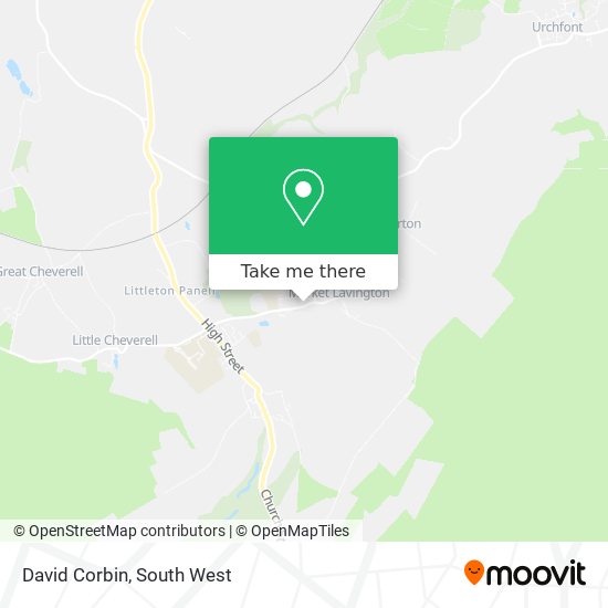 David Corbin map