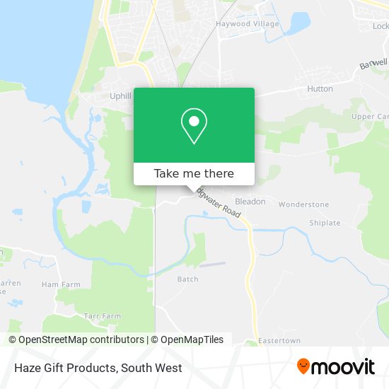 Haze Gift Products map