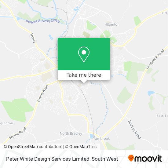 Peter White Design Services Limited map