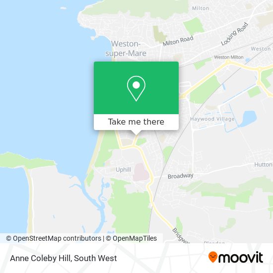 Anne Coleby Hill map