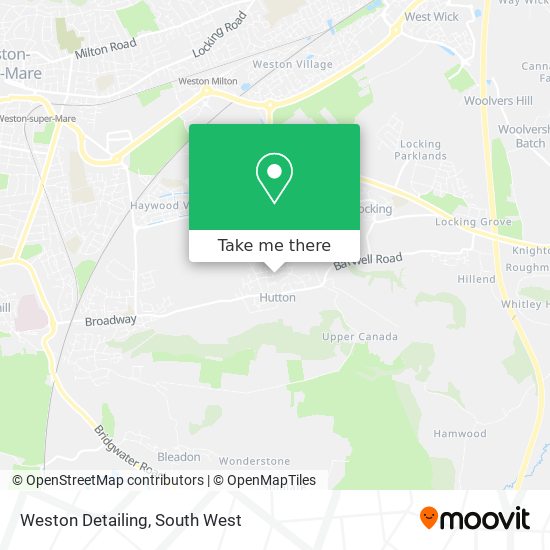 Weston Detailing map