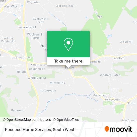 Rosebud Home Services map