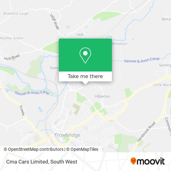 Cma Cars Limited map