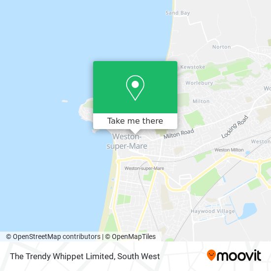 The Trendy Whippet Limited map